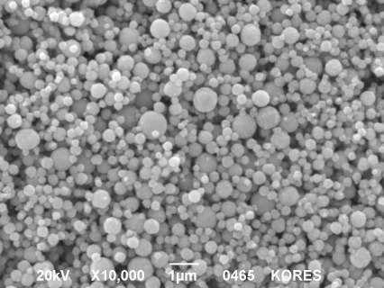 SEM Images of prepared Cobalt particles under conditions