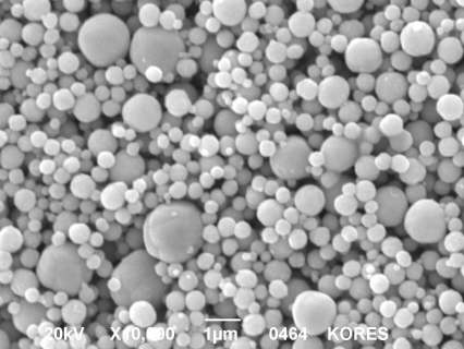 SEM Images of prepared Cobalt particles under conditions