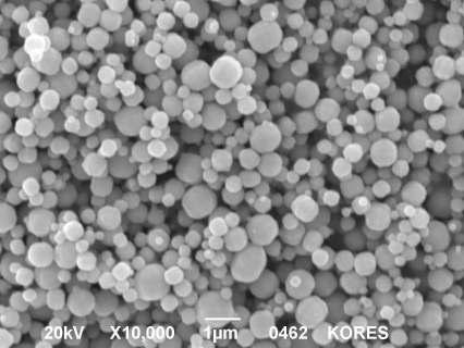 SEM Images of prepared Cobalt particles under conditions