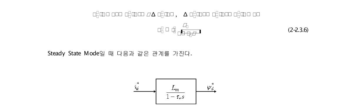 Steady State Mode일 때 기준자속