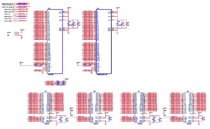 Intel StrataFlash Memory 회로도