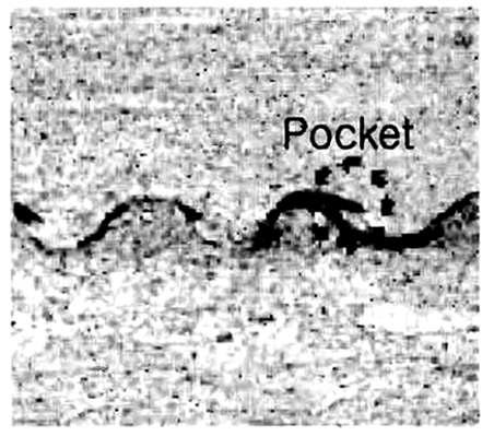 An examples of pocket between flyer and parent plates in MPW