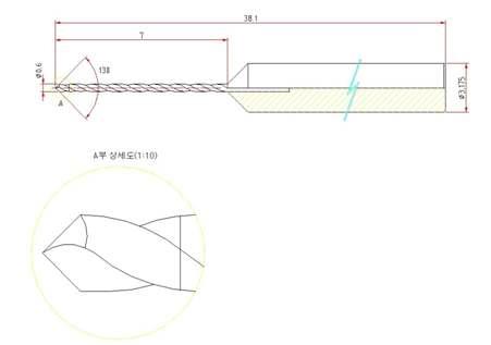 ∅0.6 Drill 설계