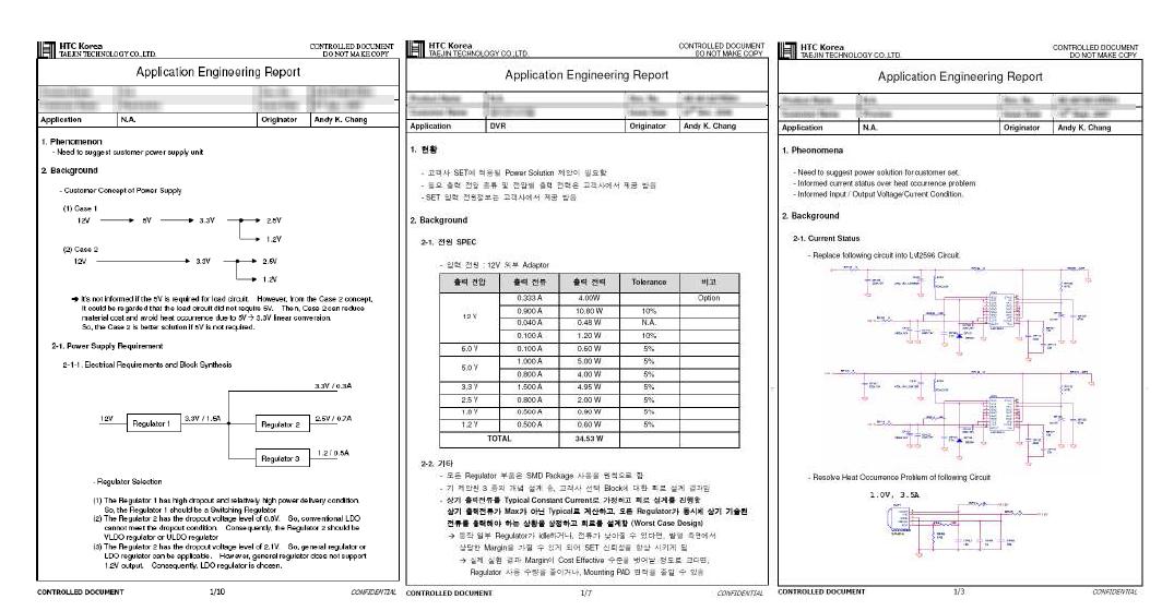 수요기업 전원설계 지원 예시