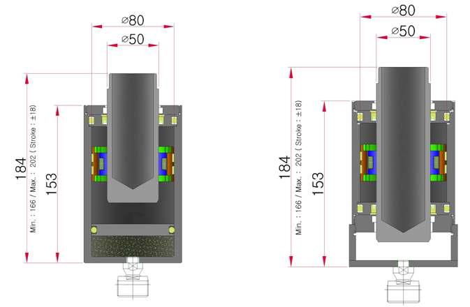 An example of structural designs for MR dampers.