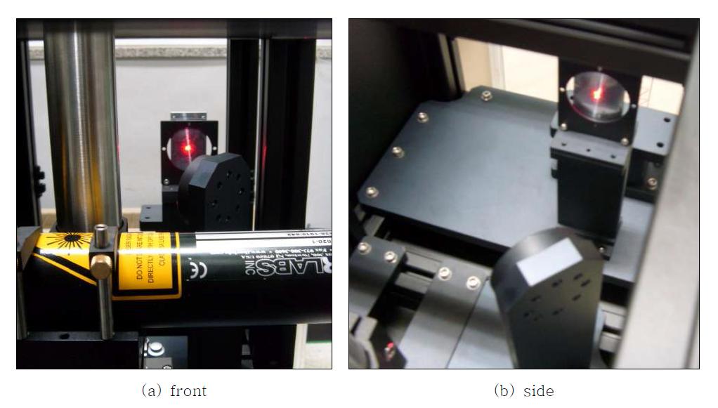 Incident ray is focused on the focal plane mirror