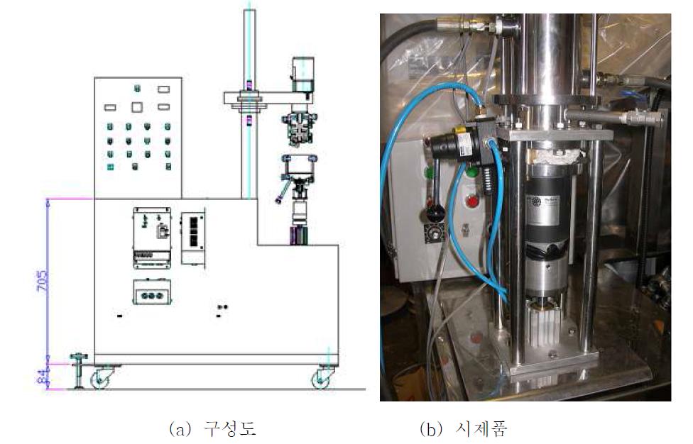 마이크로 호모믹서 시제품