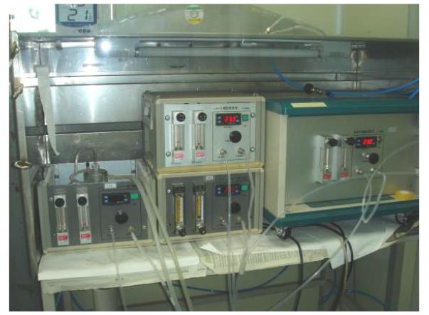 표준기체발생장치 발생사진