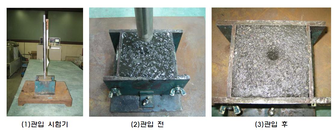 관입법에 의한 사용 가능 시간 측정