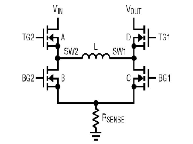 Single Inductor 4-Switch Buck Boost Converter