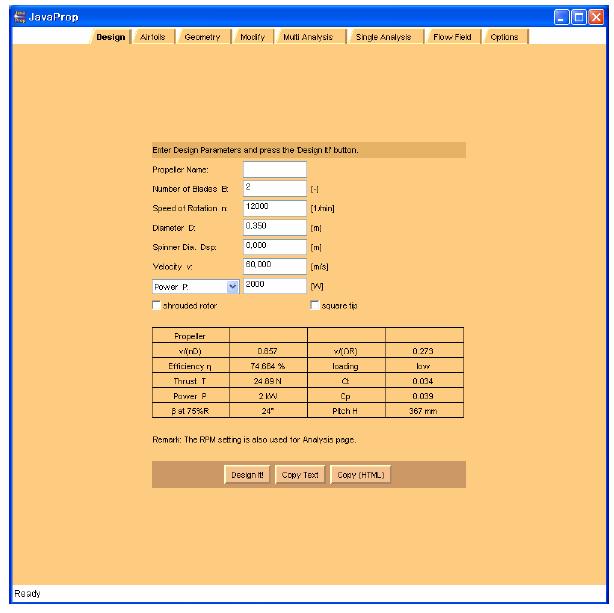 JAVA PROP Design Sheet