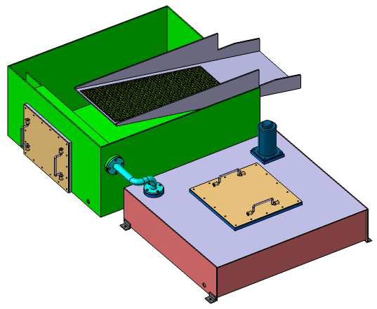 냉각장치 유닛 CAD 모델