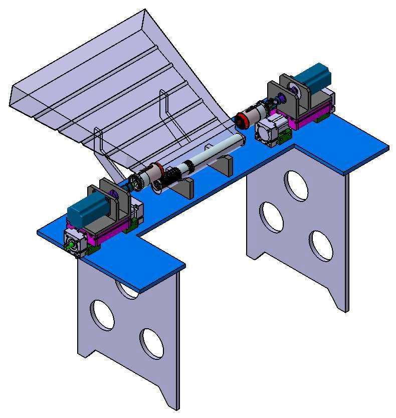 파이프 공급장치 CAD 모델