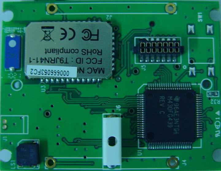 최종 타겟보드의 조립된 PCB 앞면