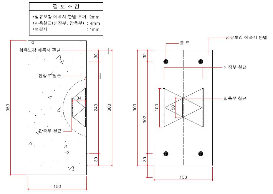 보강근 배치단면