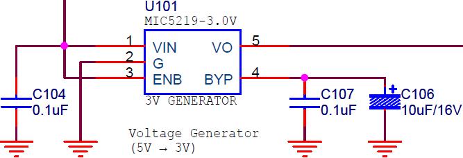 Schematic Symbol of 3V Generator