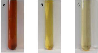 Pictures of YW7758, YW7760, YC0110 brans extractions 70% ethanol solvent