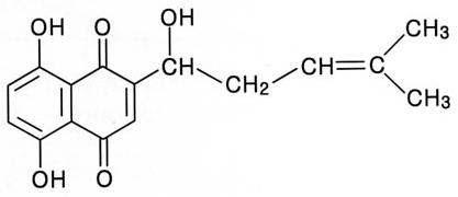 Structure of Shikonin