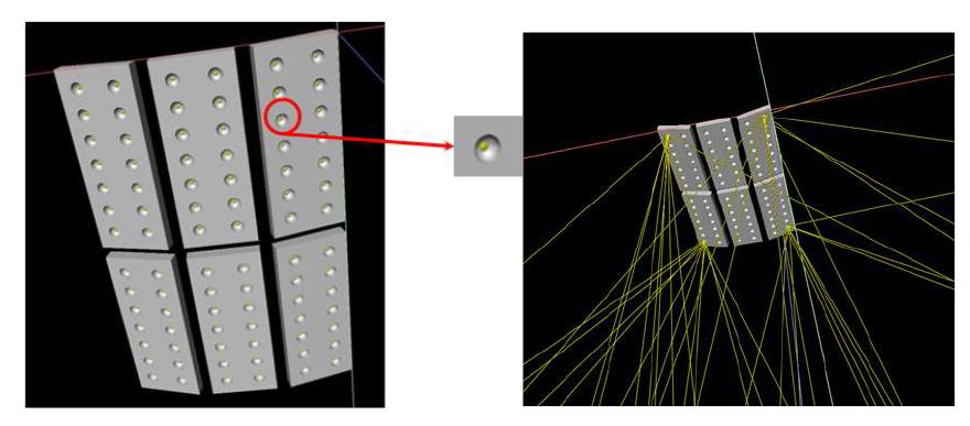 광학 시뮬레이션용 해석 모델 및 Lay tracing 의 예