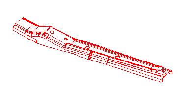 제품도면 (Bracket - Rear Suspension Support Inner Rear L/R)