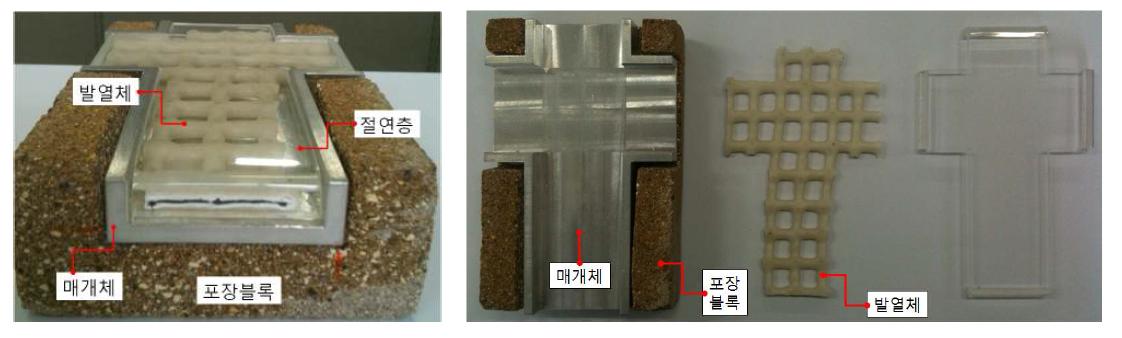 그리드형 발열체를 이용한 포장블록