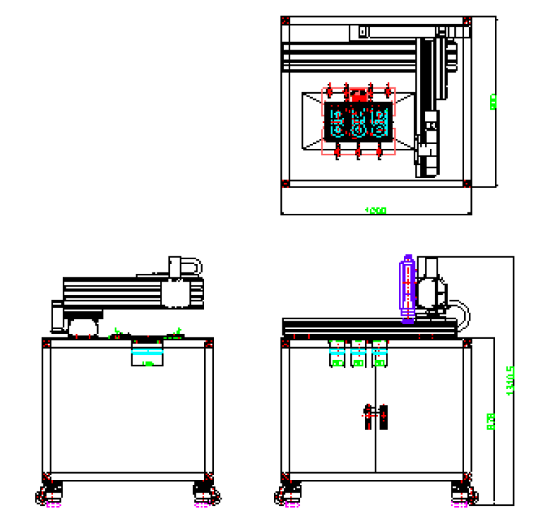 시스템 구성도 설계 2D CAD