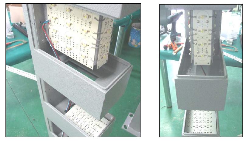 Main Lamp와 감성조명 LED Module 장착 모습