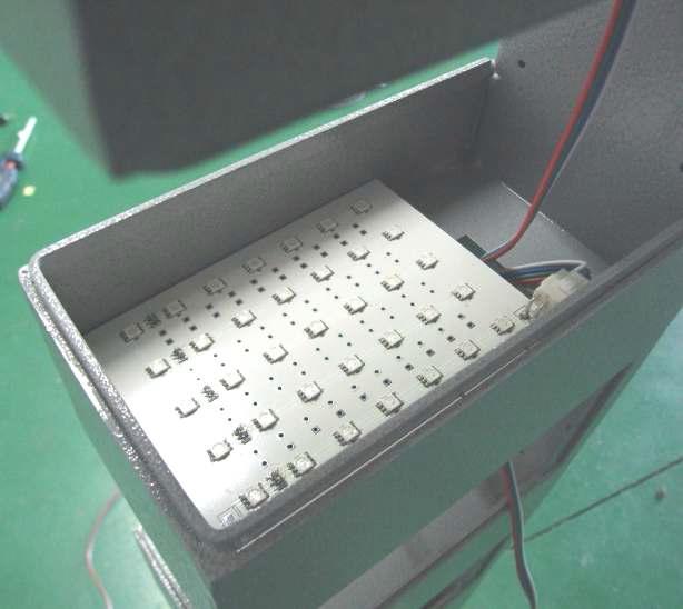 감성 조명부 LED Module 장착 사진