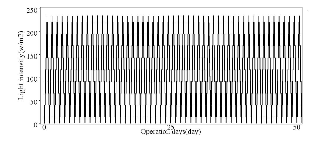 Light intensity variation