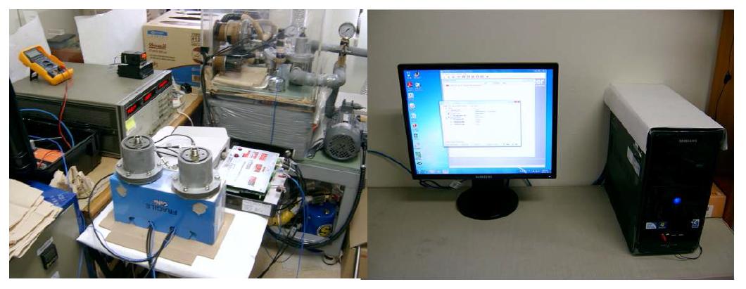 Test Equipments 및 PC for Data Acquisition