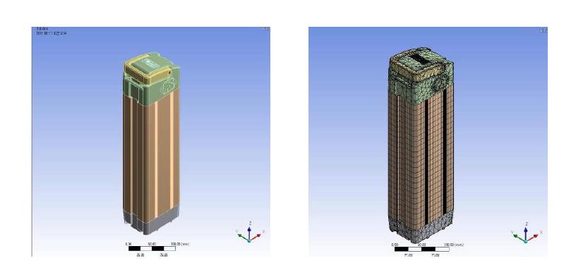 3D 모델 및 격자 예