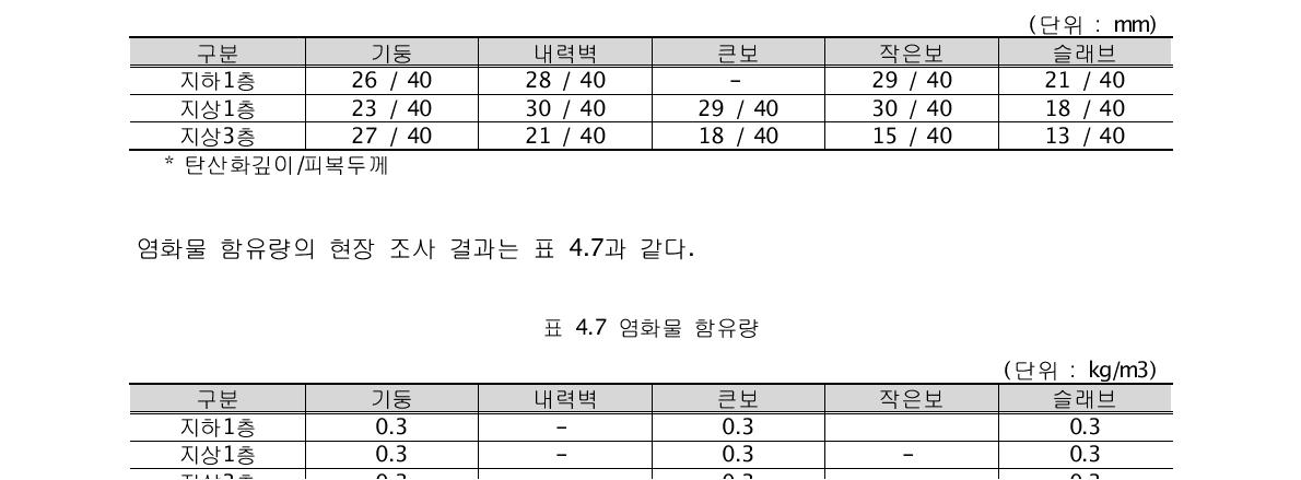 콘크리트 탄산화