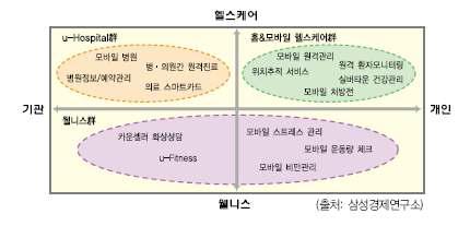 u-Health 관련 사업의 유형