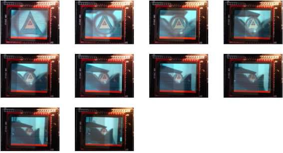 C220TME Lens CCD와 set간의 거리변화에 따른 이미지