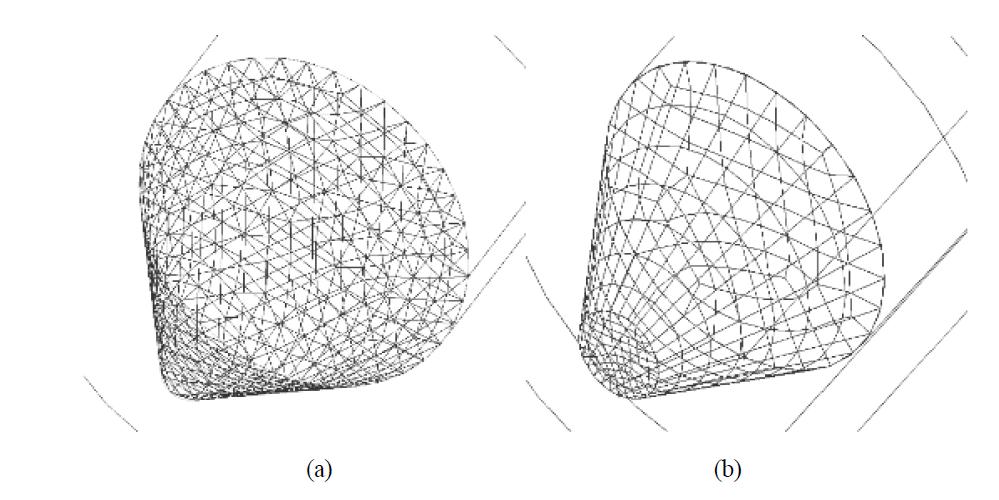 Mesh design of the bubble injector with tetra-hedron type andhexa-hedron type of mesh.