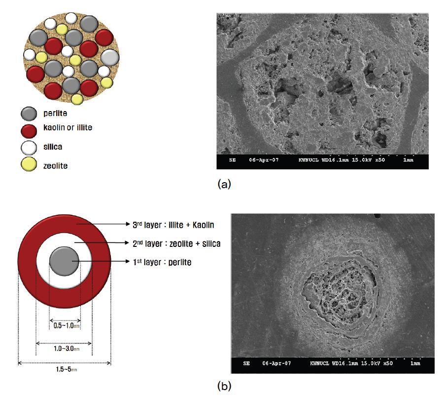 Schematic diagrams and SEM micrographs of the samples made using (a) TMCC and (b) MLCC-A.