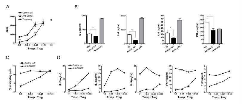 Tregs primed by anti-CD137 mAbs have a higher immunosuppressive capacity.