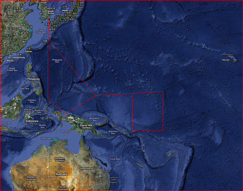 지구기후변화 연구사업 탐사측선(서태평양)