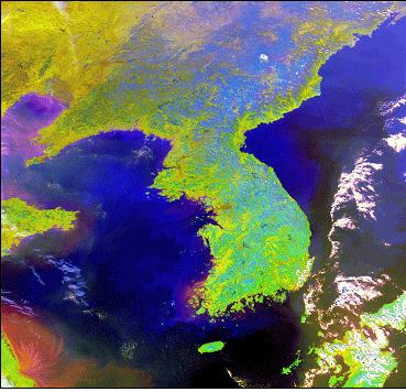 NOAA-16 satellite image.