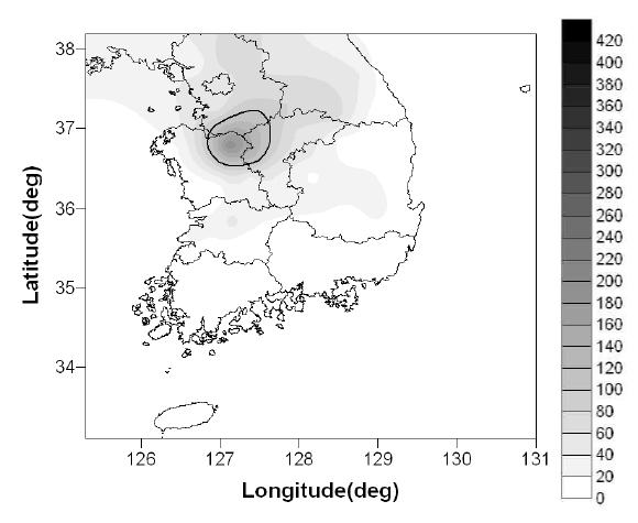 Same as Fig. 3.14 but for typhoon Usagi