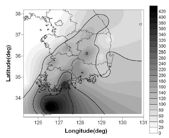 Same as Fig. 3.14 but for typhoon Nari