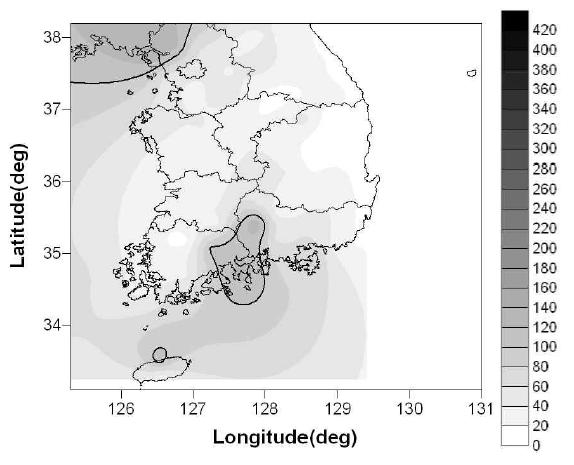 Same as Fig. 3.14 but for typhoon Kompasu