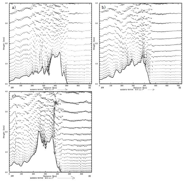 Fig. 3.1.27. Same as Fig. 3.1.16, except for being valid at 2100 LST 20 January 2008.