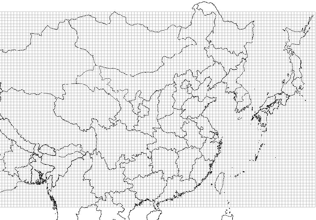 Figure 1.1.12. Modeling domain in East Asia