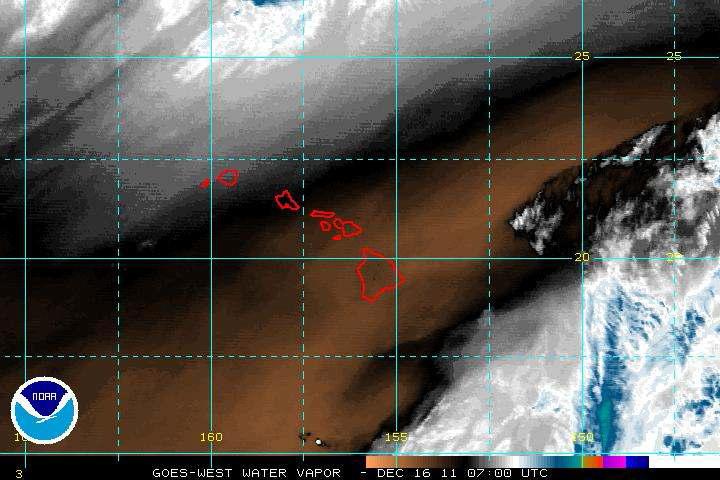 GOES Moisture Image (Hawaii)