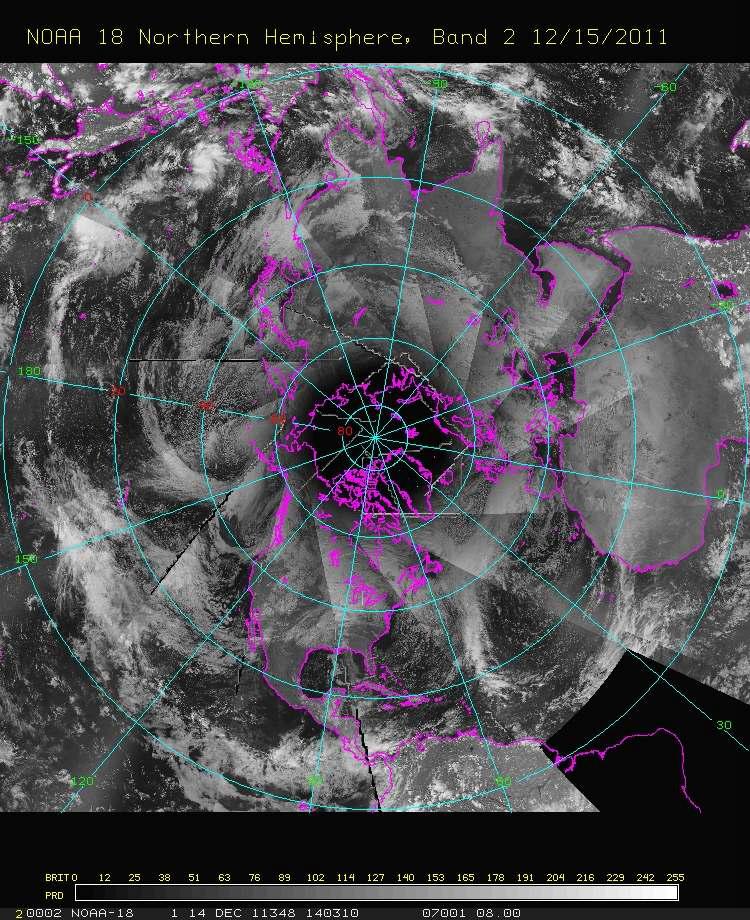 NOAA-18 N-Hemisphere (Band-2)