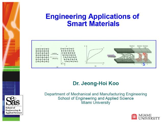 Maimi Univ. J. H. Goo 교수 전문가 심포지엄