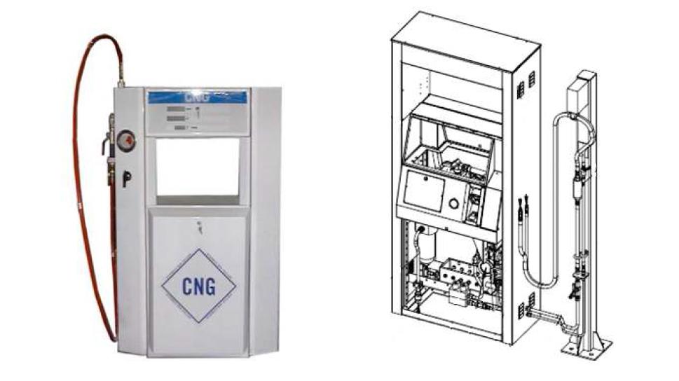 타사의 CNG Dispenser