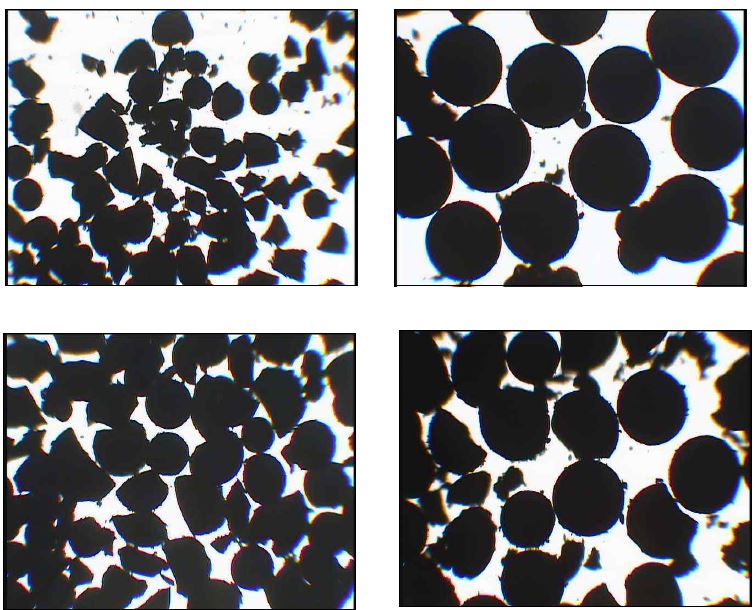 그림 3-100. Sizes and Shapes of Ni(Ⅱ)-MIP prepared at S/M 4.3