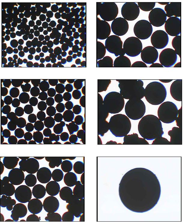 그림 3-101. Sizes and Shapes of Ni(Ⅱ)-MIP prepared at S/M 3.2